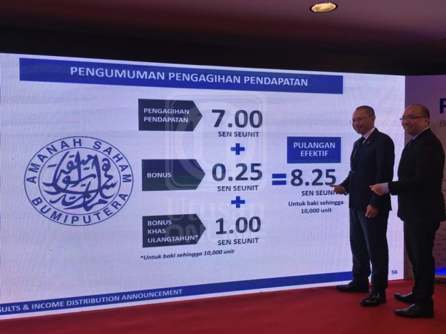 Terkini Dividen ASB 7.25 Sen, Bonus Khas 1.00 Sen