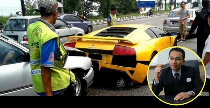 kereta langgar belakang apa nak buat