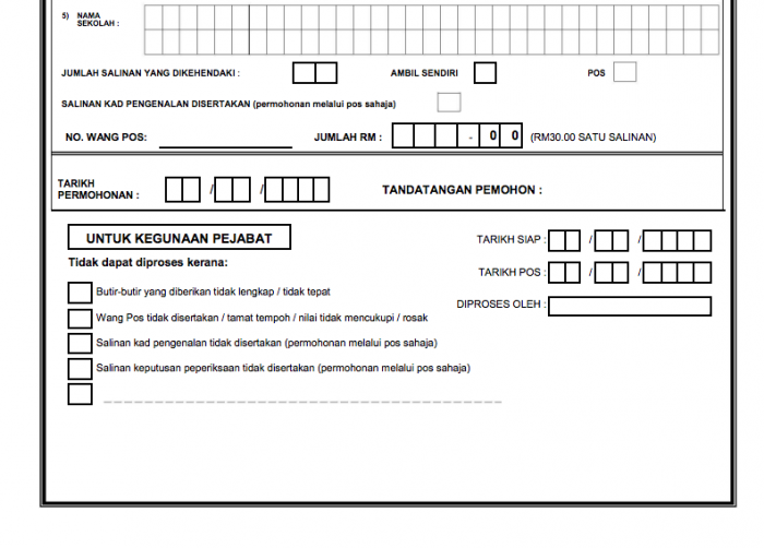 Cara dapatkan sijil periksa yang hilang 2