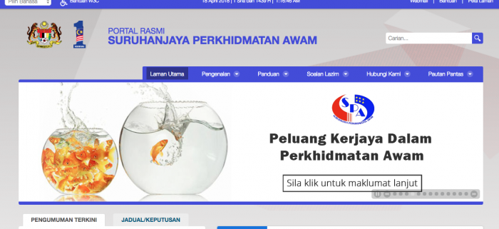 laman web rasmi spa