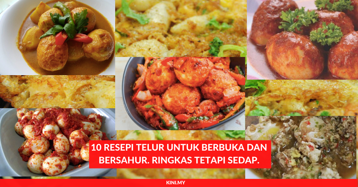 10 Resepi Telur Untuk Berbuka Dan Bersahur. Ringkas Tetapi Sedap.