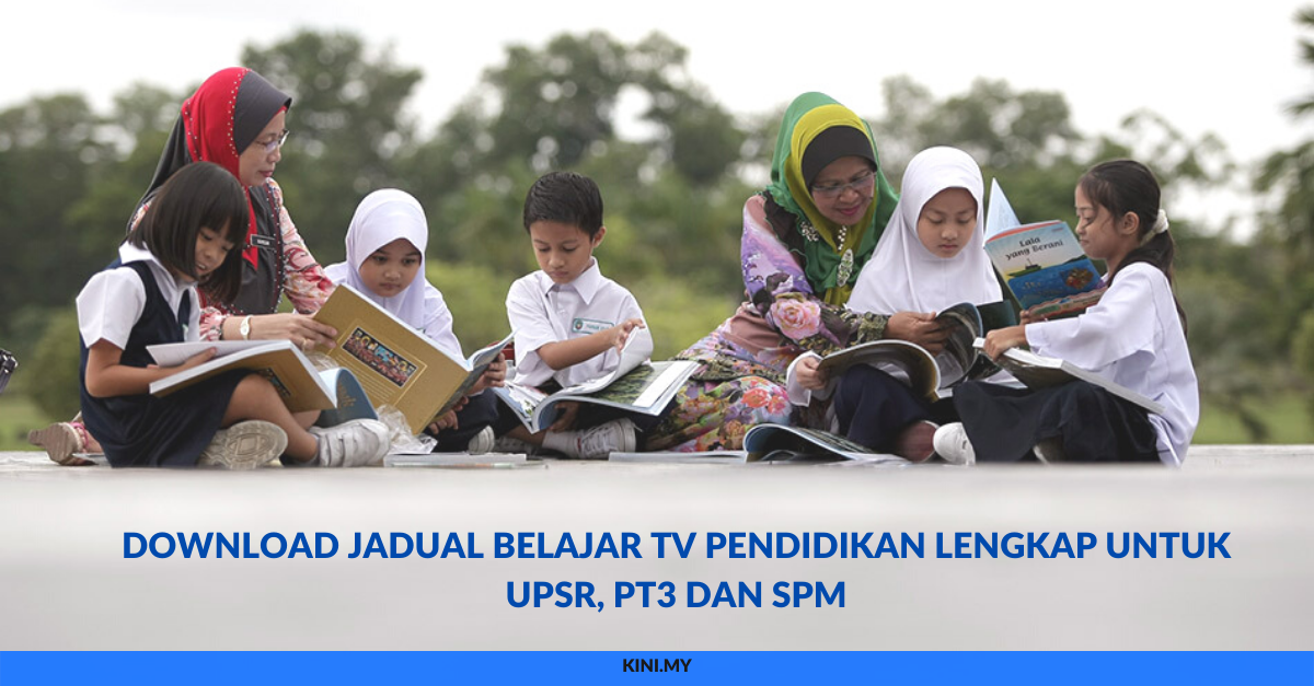 Download Jadual Belajar TV Pendidikan Lengkap Untuk UPSR, PT3 dan SPM