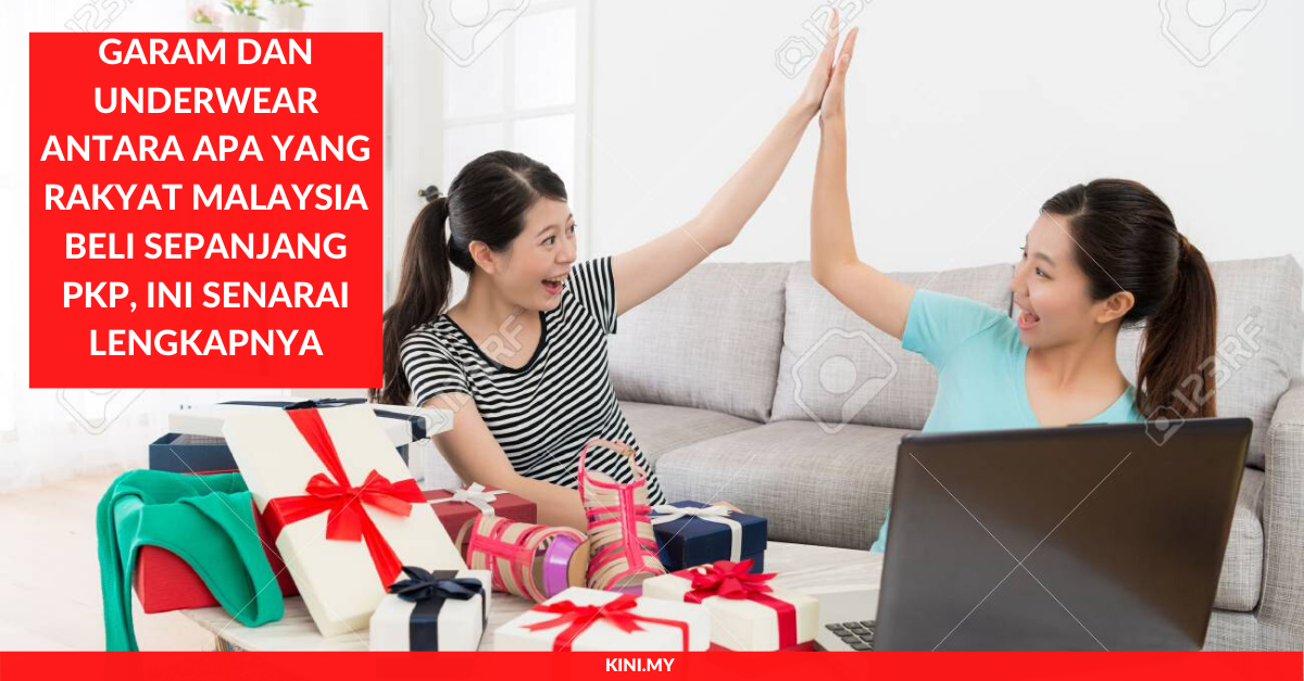 Garam dan Underwear Antara Apa Yang Rakyat Malaysia Beli Sepanjang PKP, Ini Senarai Lengkapnya