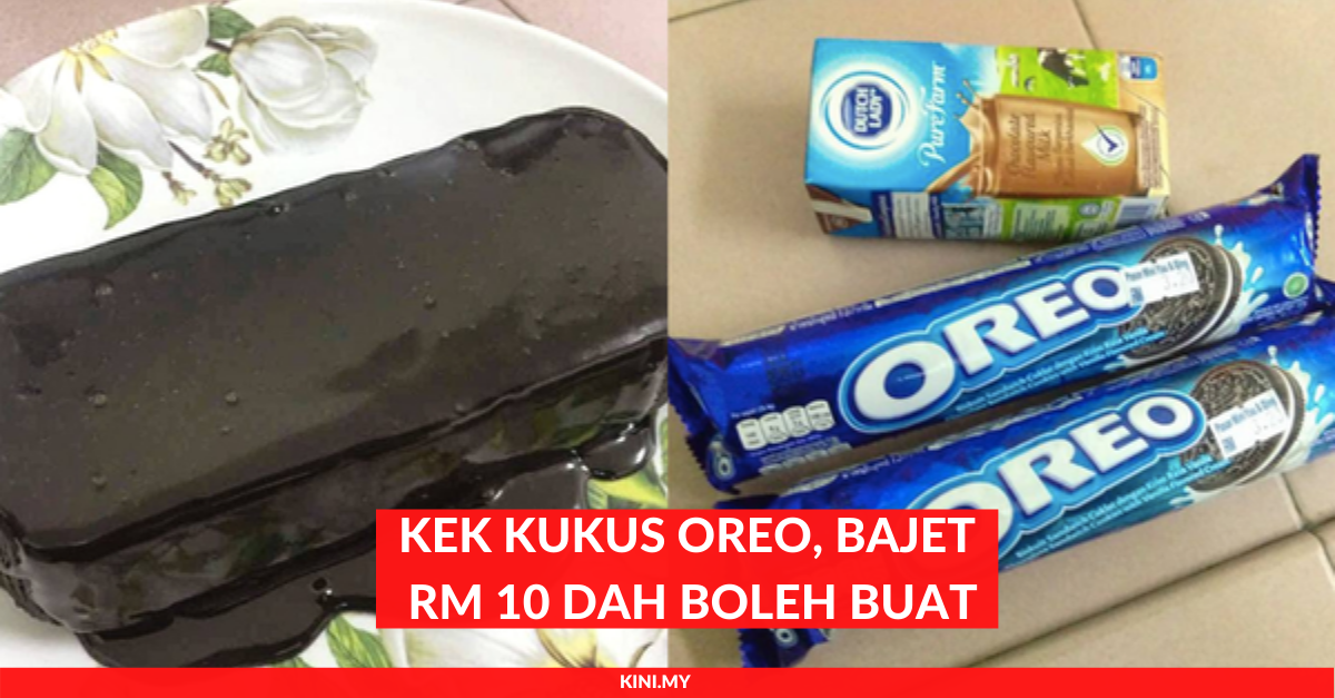 Kek Kukus Oreo, Bajet RM 10 Dah Boleh Buat (1)