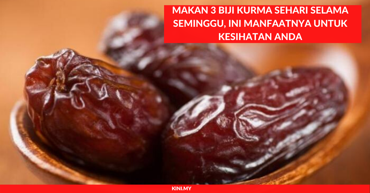 Makan 3 Biji Kurma Sehari Selama Seminggu, Ini Manfaatnya Untuk Kesihatan Anda