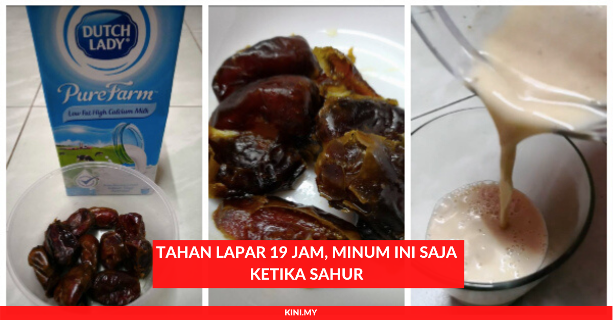 Tahan Lapar 19 Jam, Minum Ini Saja Ketika Sahur