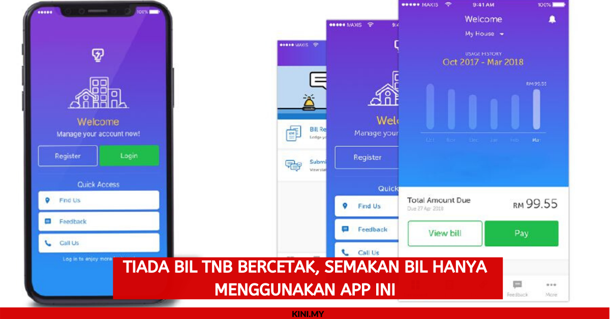Tiada Bil TNB Bulan Ini, Semakan Bil Hanya Menggunakan App Ini