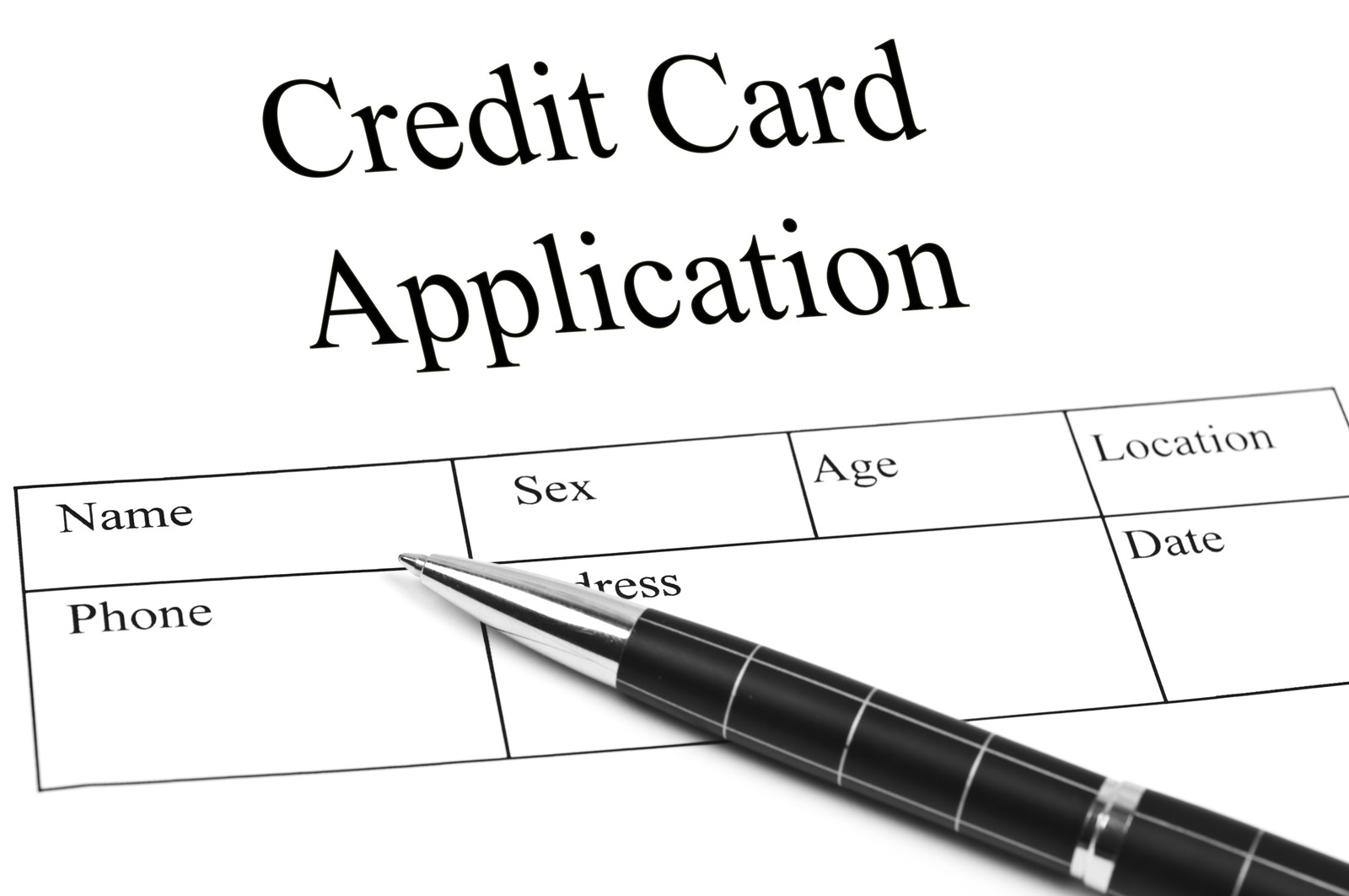 credit card application