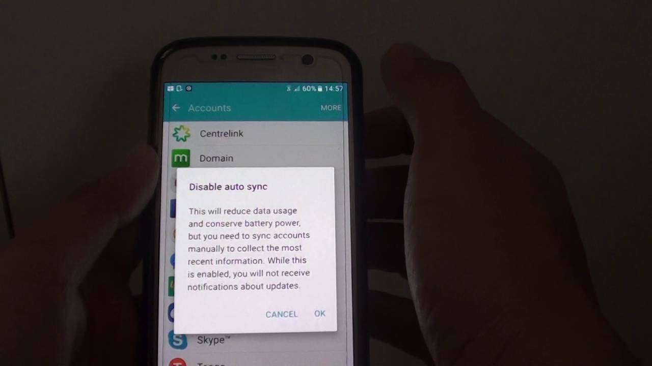 delete auto sync