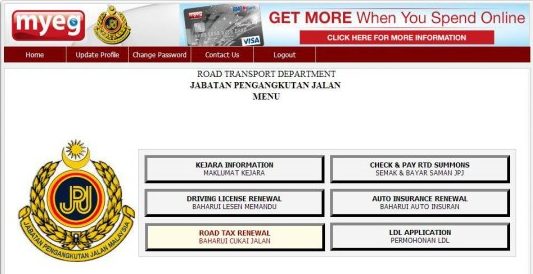 myeg roadtax