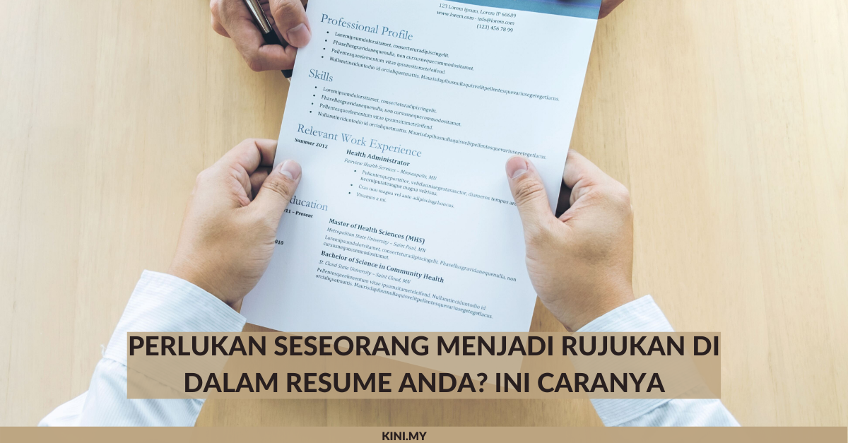 Ikuti Cara Ini Untuk Meminta Seseorang Menjadi Rujukan Di Dalam Resume Anda (1)