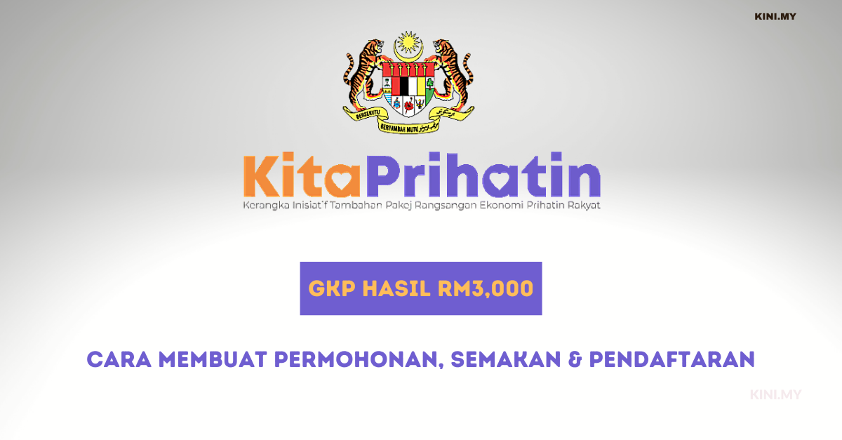 GKP Hasil RM3,000 _ Cara Membuat Permohonan, Semakan & Pendaftaran