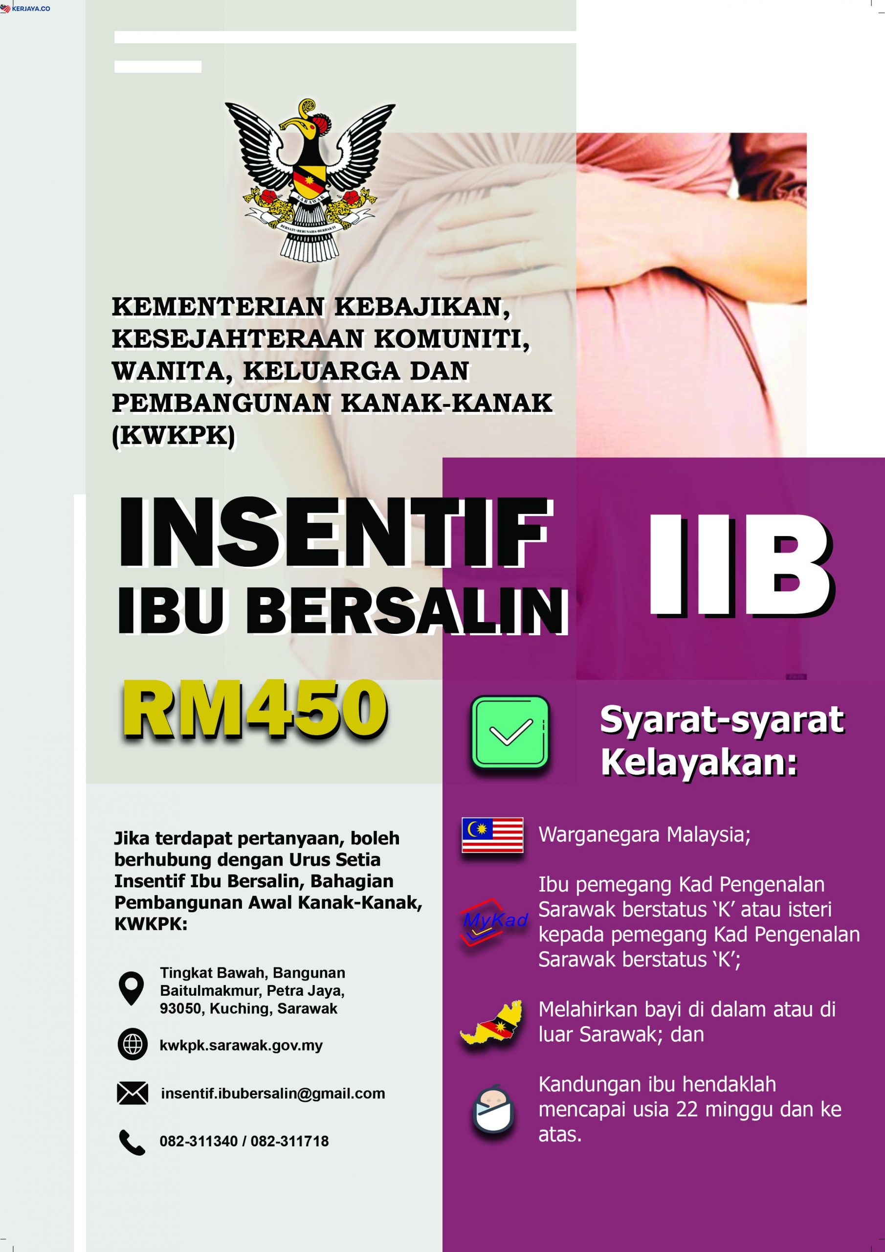 RM450 Bakal Diterima Oleh Setiap Ibu Yang Melahirkan Anak. Lihat Cara Permohonan Disini