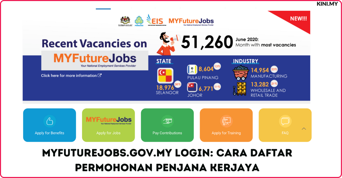 myfuturejobs.gov.my Login_ Cara Daftar Permohonan Penjana Kerjaya