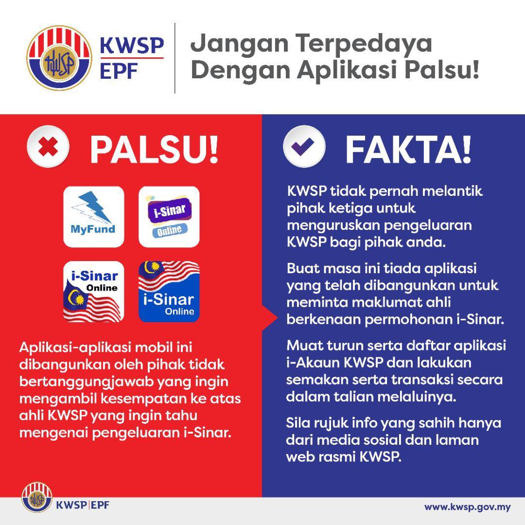 Hati-Hati, Jangan Terpedaya Dengan 4 Aplikasi Palsu KWSP Yang Perlu Anda Ambil Tahu