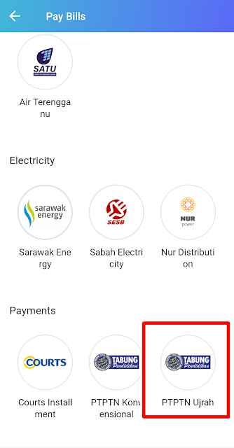 Bayar PTPTN Dengan E-Wallet Jom. Senang Je 