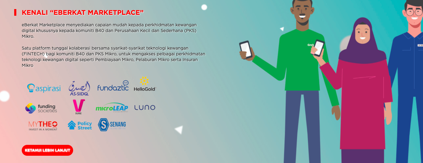 eBerkat Marketplace: Pembiayaan Kewangan Digital Untuk B40 & PKS