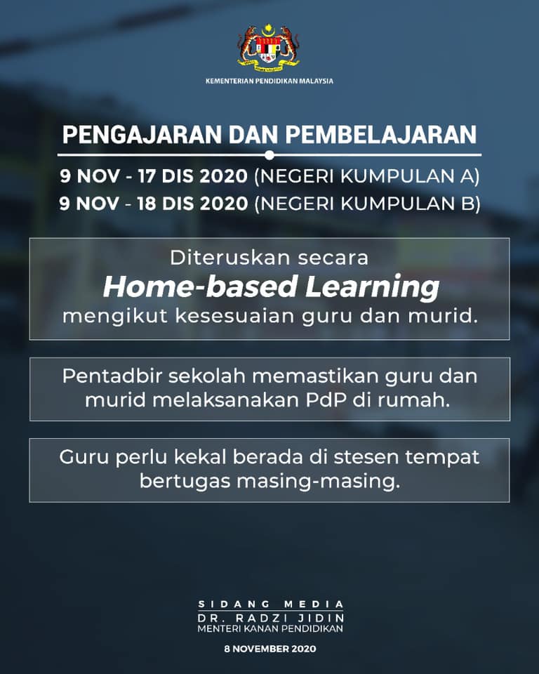 Infografik : Pengoperasian Sekolah Dan Tarikh Baharu Peperiksaan Awam