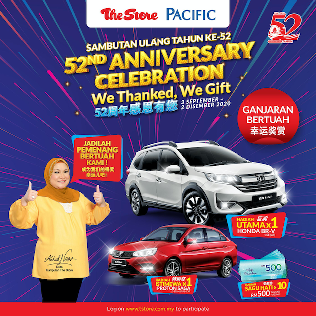 Belanja RM50 Boleh Menang Kereta Honda Baru. Mudahnya