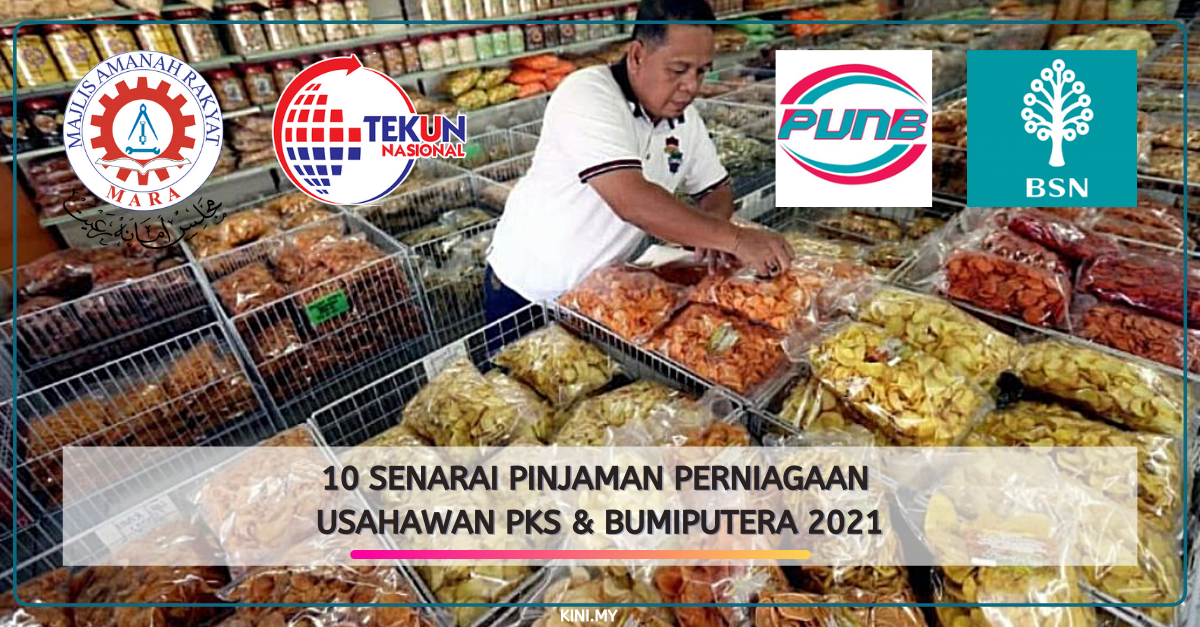 10 Senarai Pinjaman Perniagaan Usahawan PKS & Bumiputera 2021