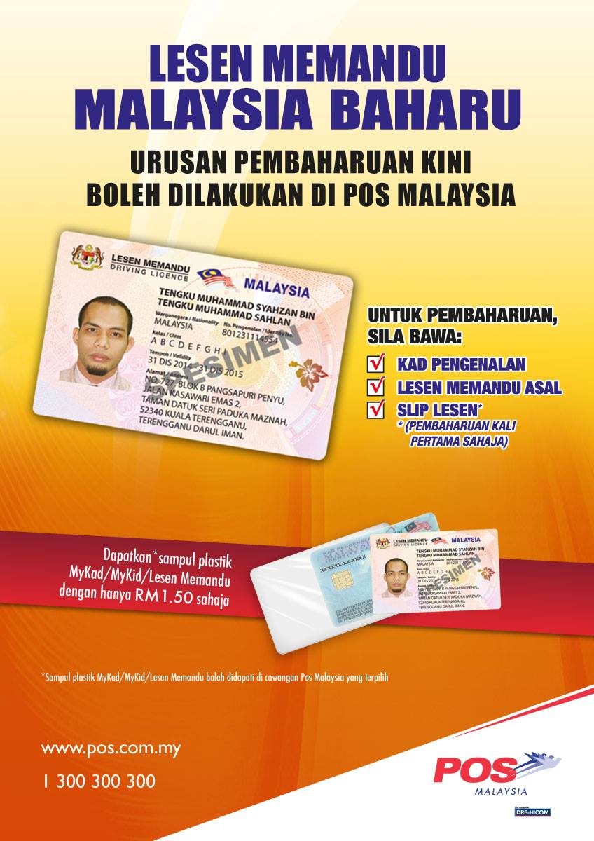 Cara Renew Lesen Memandu Di Pejabat Pos & Bawa Dokumen Ini Ya