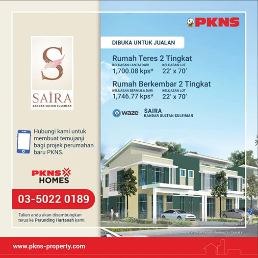PKNS: Promosi 48 Jam 20 Peratus Diskaun Pembelian Hartanah