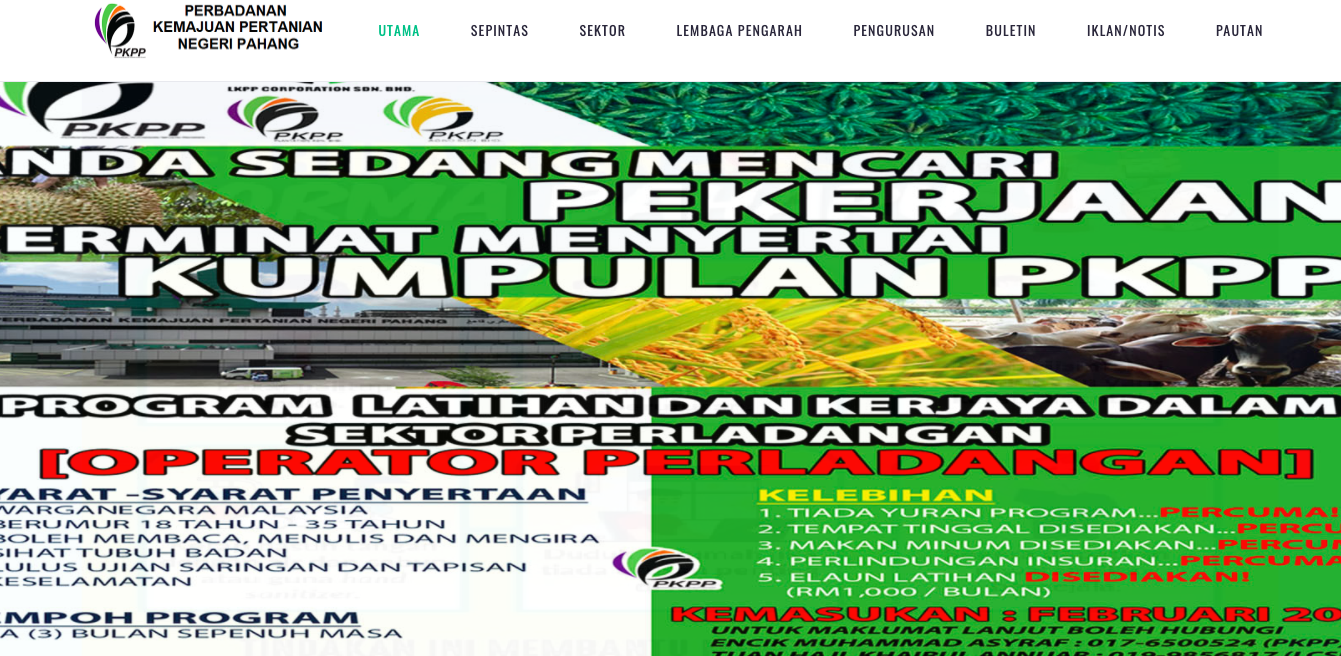 Program Latihan & Kerjaya Dalam Sektor Perladangan Secara Percuma. Semak Syarat Penyertaan Disini