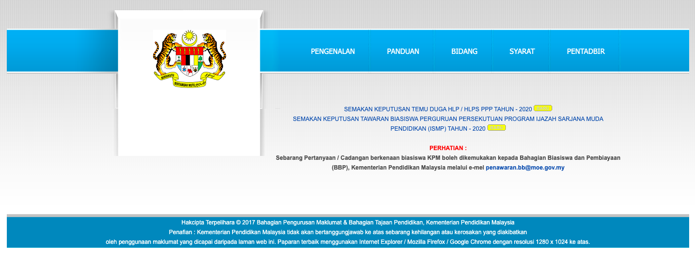 Permohonan Hadiah Latihan Persekutuan (HLP) KPM 2021. Dapatkan Cara Permohonan Disini