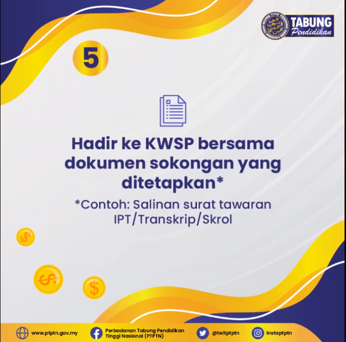 5 Langkah Bayaran Balik PTPTN Melalui KWSP Akaun 2, Mudah Sangat!