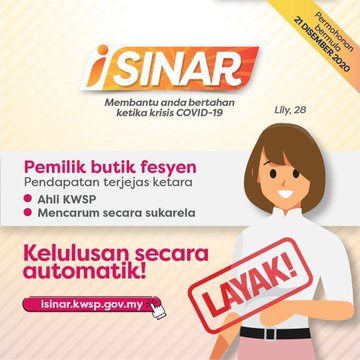 Infografik: Ramai Yang Layak Mohon iSinar. Ini Contoh Senario Sebagai Panduan
