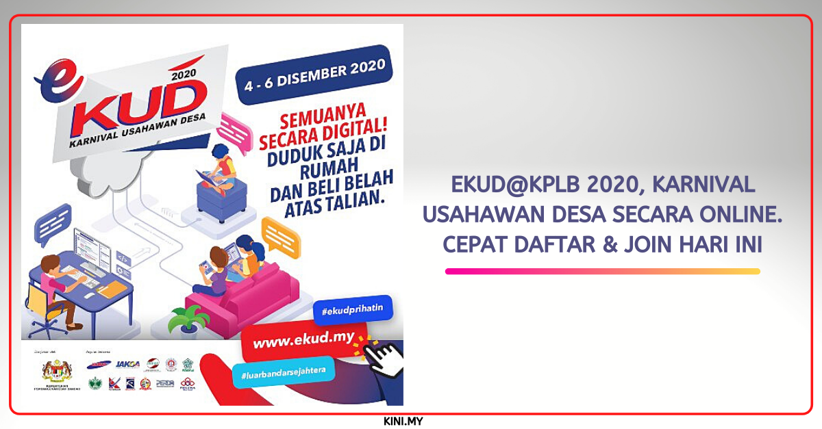 eKUD@KPLB 2020, Karnival Usahawan Desa Secara Online. Cepat Daftar & Join Hari Ini