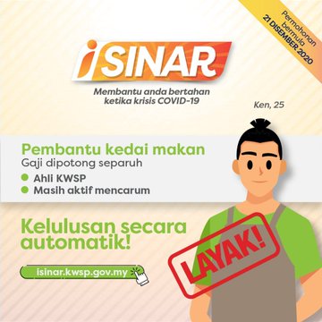 Infografik: Ramai Yang Layak Mohon iSinar. Ini Contoh Senario Sebagai Panduan