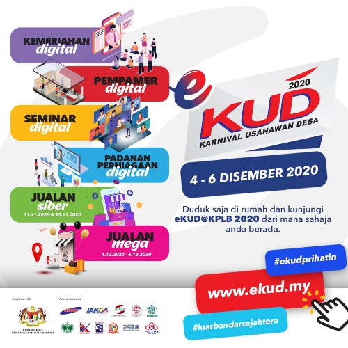 eKUD@KPLB 2020, Karnival Usahawan Desa Secara Online. Cepat Daftar & Join Hari Ini