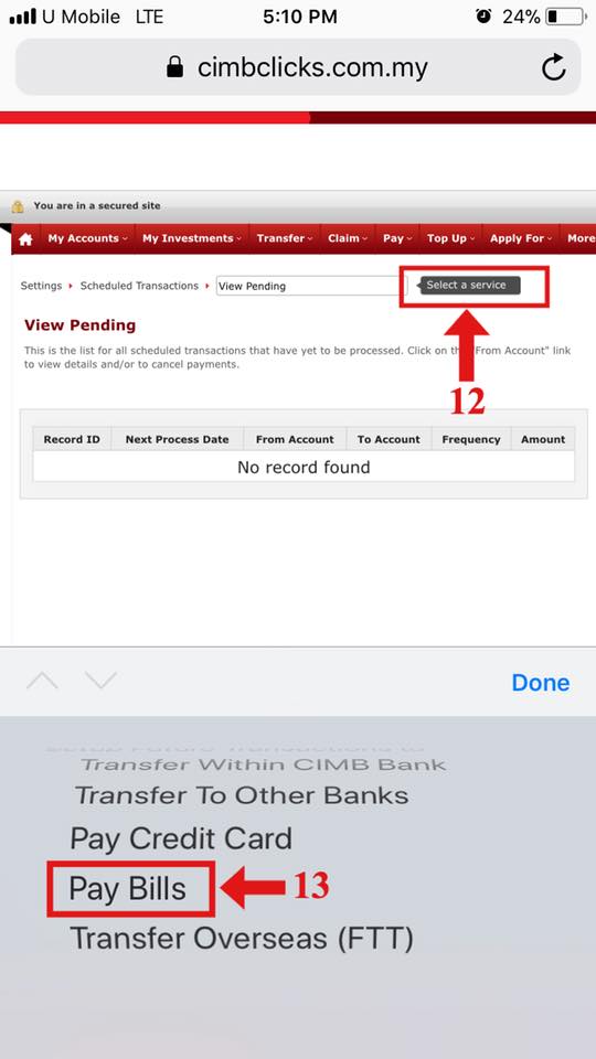Transfer Duit Ke Tabung Haji Dari CIMB Automatik Setiap Bulan. Ikuti Langkah-Langkah Ini