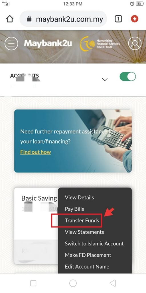 Semak Baki Tabung Haji Guna Maybank2u & Transfer Secara Online Sahaja Dengan Guna Cara Ini Sahaja