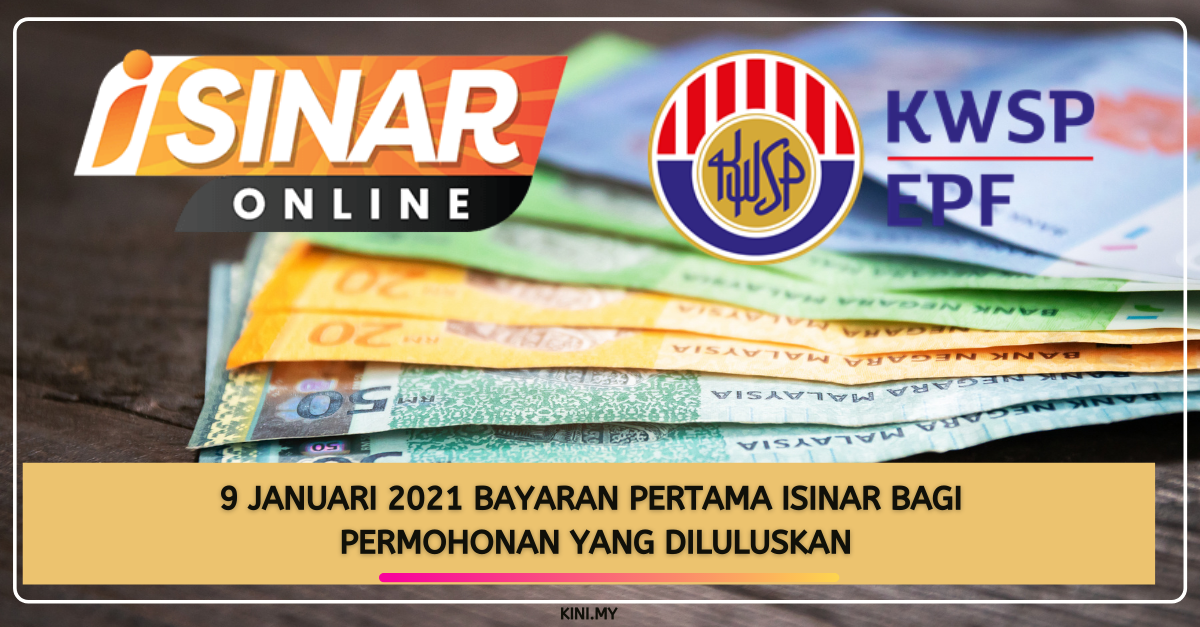 11 Januari 2021 Bayaran Pertama iSinar Bagi Permohonan Yang Diluluskan
