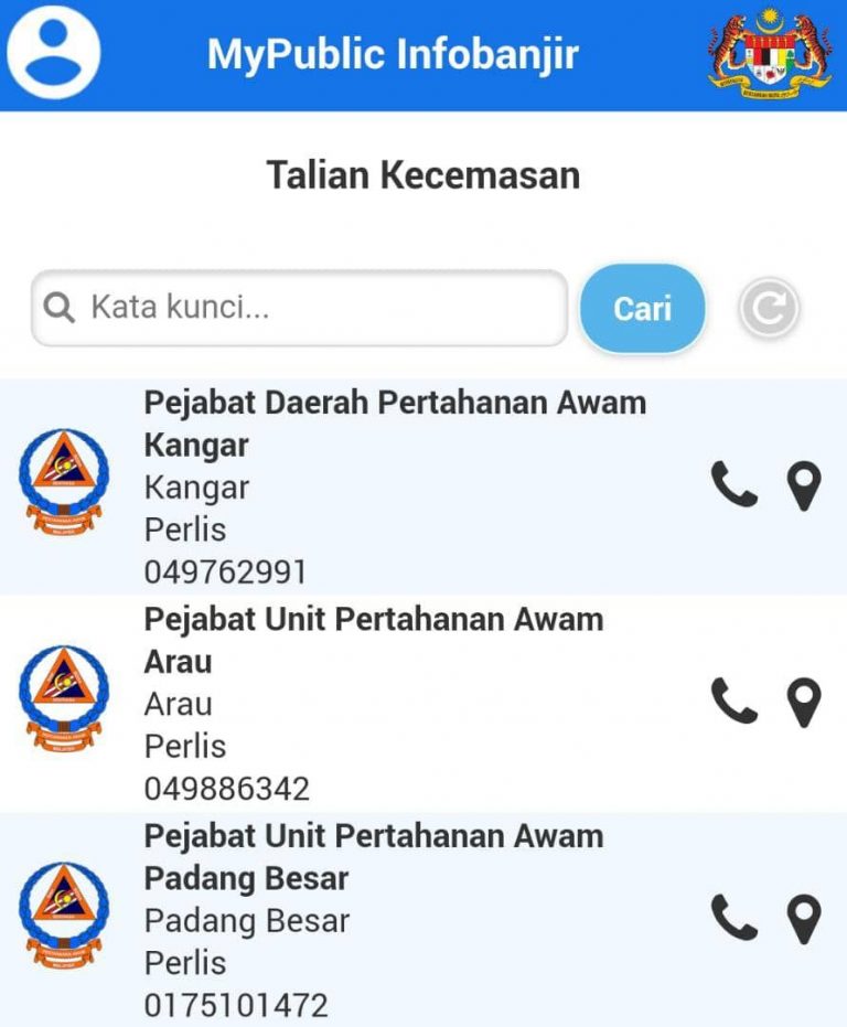 Musim Hujan, Guna My Public Info Banjir Saja Untuk Check Kawasan Banjir