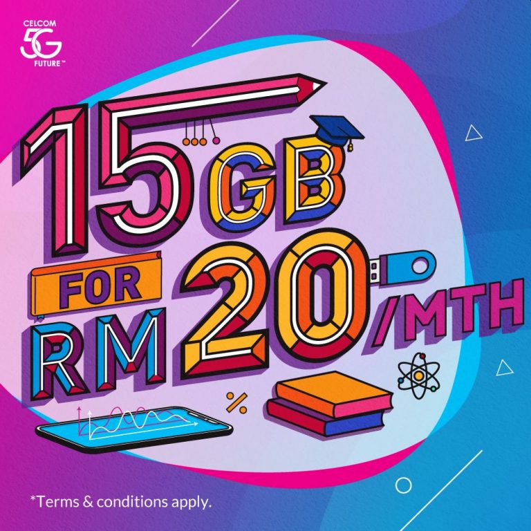 Internet Prabayar 20GB RM15 Sahaja Untuk Pelajar SPM & STPM