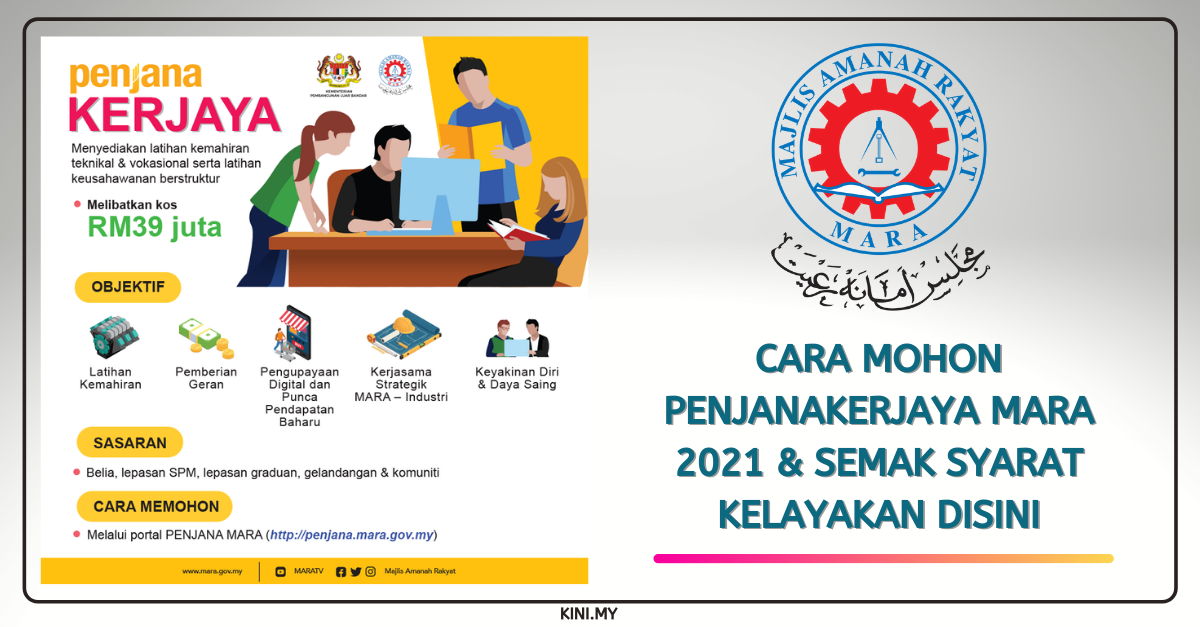 Cara Mohon PenjanaKerjaya MARA 2021 & Semak Syarat Kelayakan Disini