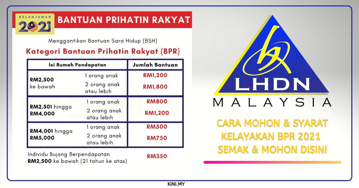 Cara Mohon & Syarat Kelayakan BPR 2021. Semak & Mohon Disini