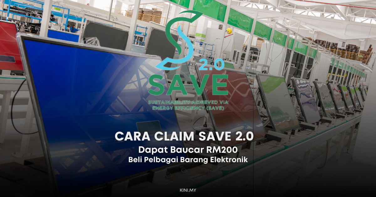 Daftar & Ini Cara Claim Save 2.0 Shopee, Baucar RM200 Barang Elektrik