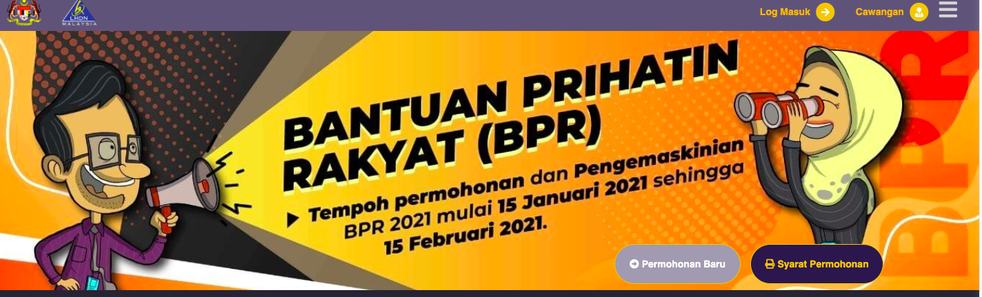 BPR 2021: Cara Log Masuk & Buat Semakan Status Permohonan