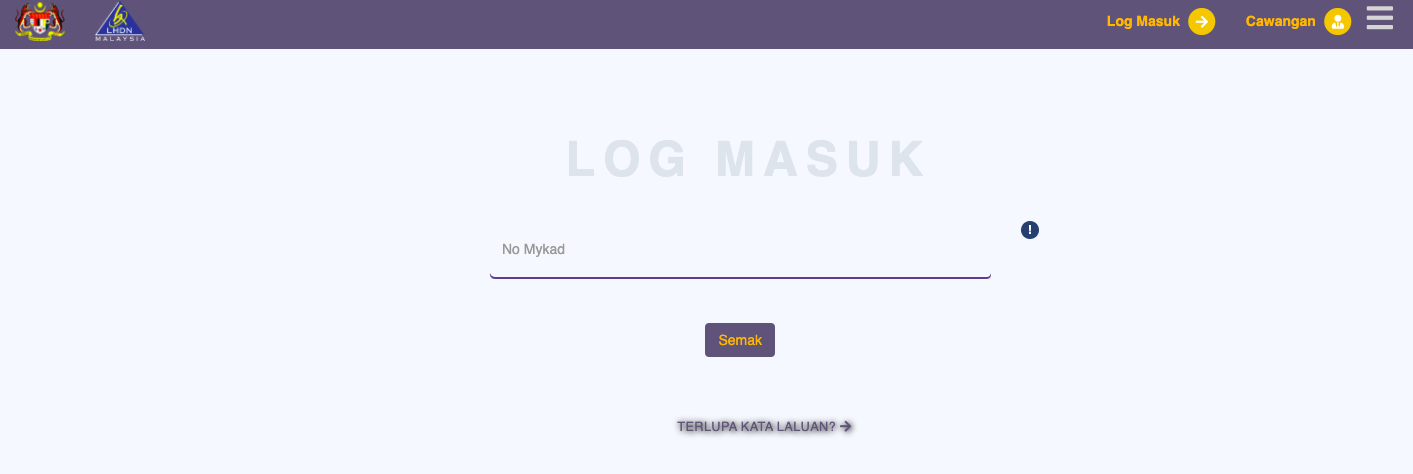 Cara Reset Semula ID & Kata Laluan BPR 2021