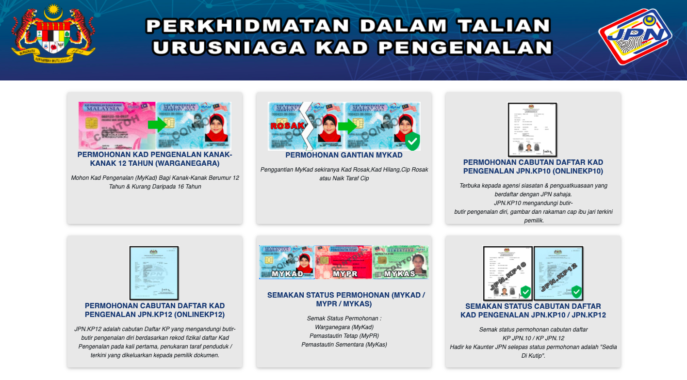 12 Urusan Jabatan Pendaftaran Negara (JPN) Secara Online. Tak Perlu Lagi Ke Kuanter