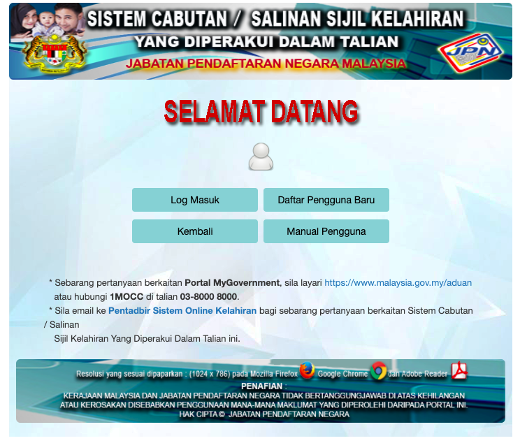 12 Urusan Jabatan Pendaftaran Negara (JPN) Secara Online. Tak Perlu Lagi Ke Kuanter