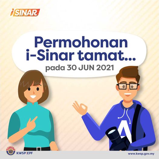 Permohonan iSinar Tamat Pada 30 Jun 2021. Rancang Permohonan Anda