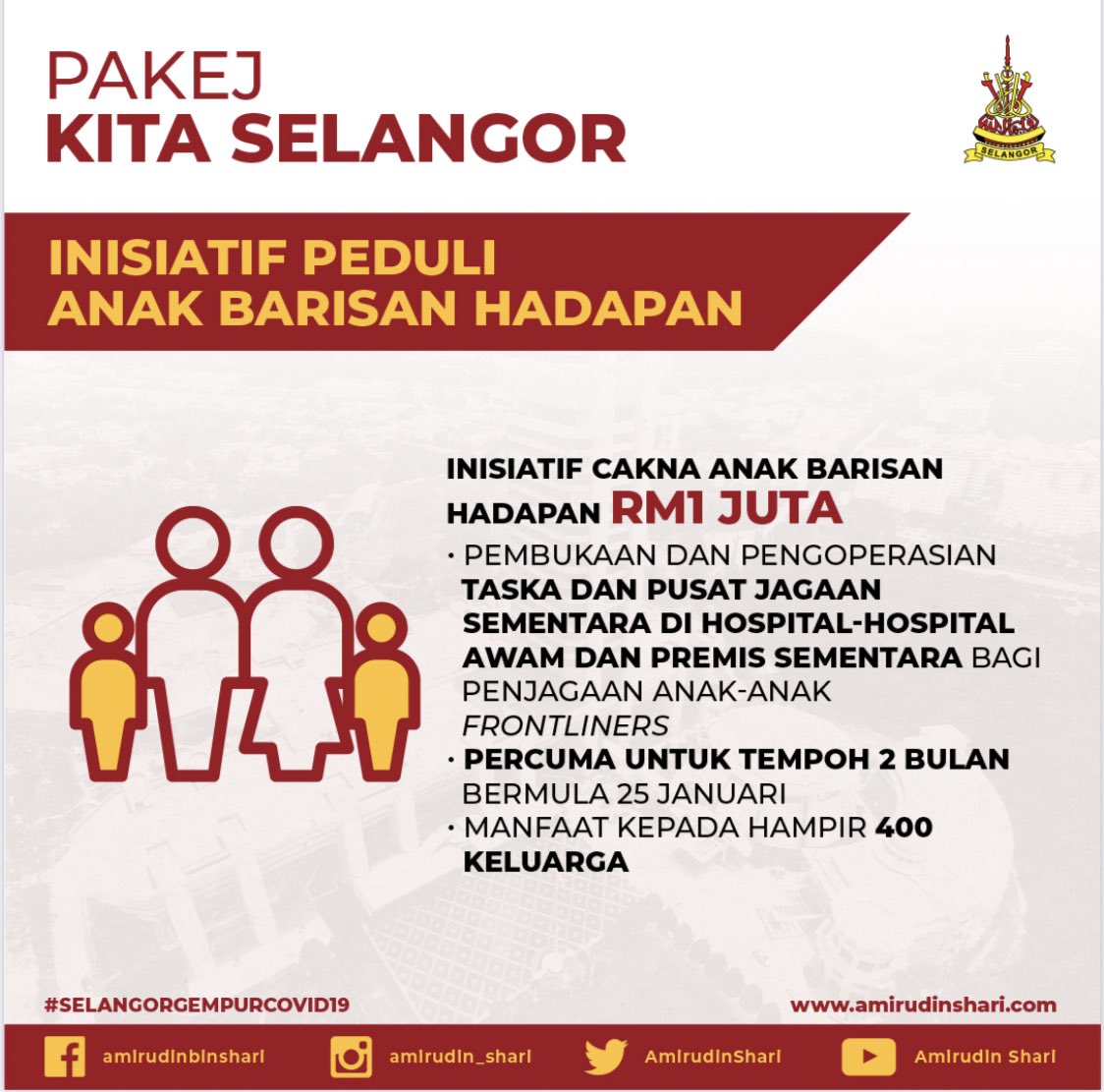 4 Inisiatif Pakej Kita Selangor Bakal Di Manfaatkan Orang Ramai Sepanjang PKP