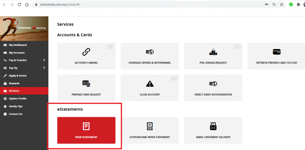 Statement Bank CIMB Untuk Mohon iSinar Kategori 2. Ini Cara Download Secara Online