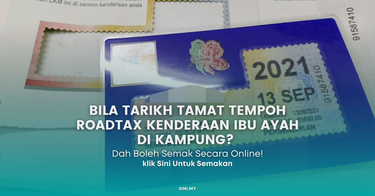 Cara Semak Roadtax Kenderaan Ibu Ayah Di Kampung Secara Online