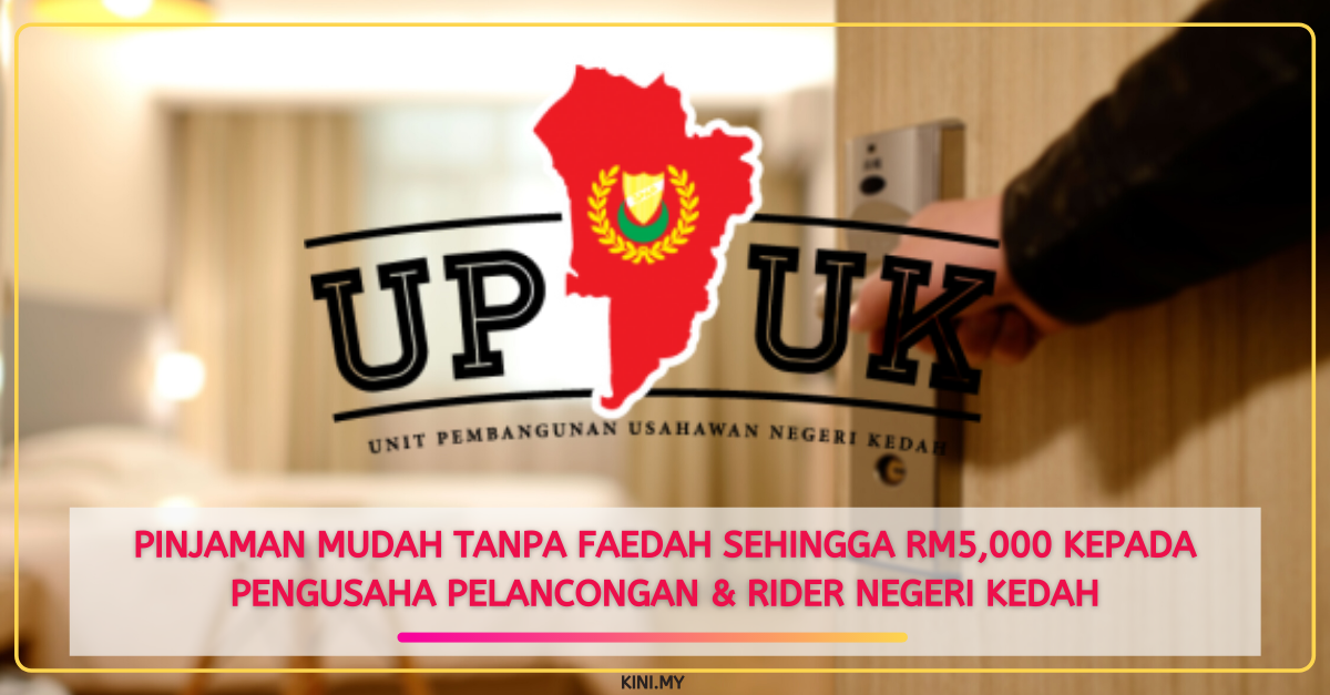 Pinjaman Mudah Tanpa Faedah Sehingga RM5,000 Kepada Pengusaha Pelancongan & Rider Negeri Kedah